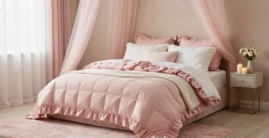 17 Blush Pink Bedding Ideas for Romantic Interiors