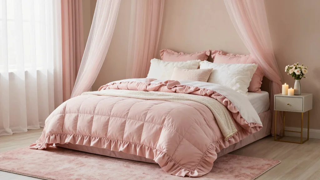 17 Blush Pink Bedding Ideas for Romantic Interiors