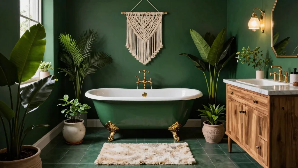 17 Dark Green Bathroom Decor Ideas for Moody Elegance