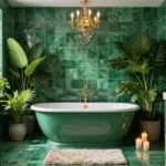 17 Emerald Green Bathroom Ideas for a Luxurious Feel