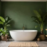 17 Forest Green Bathroom Ideas for Deep Cozy Interiors