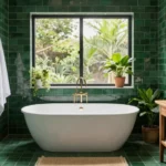 17 Green Tile Bathroom Ideas for Stylish Spaces