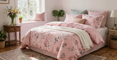 17 Pink Floral Bedding Ideas for Fresh Cottage Style