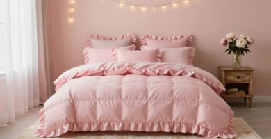 17 Pink Ruffle Bedding Ideas for Feminine Cozy Looks