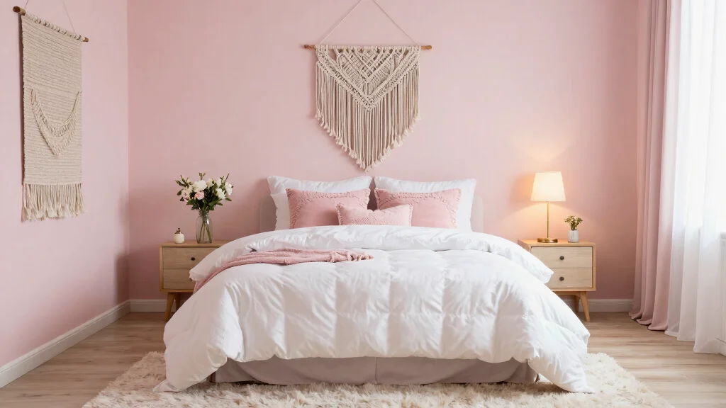 17 Pink and White Bedding Ideas for Timeless Style