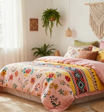 17 Pink and Yellow Bedding Ideas for Bright Happy Beds