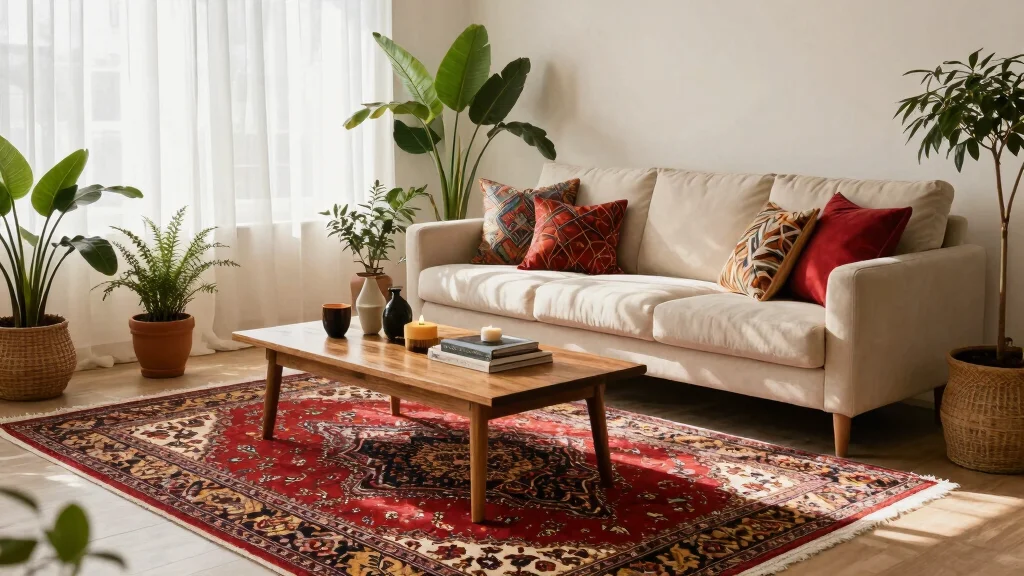 17 Vintage Area Rugs Living Room with Old-World Charm