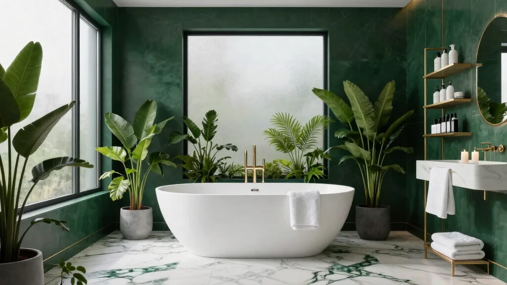 18 Dark Green Bathroom Ideas for Dramatic Design