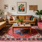 18 Funky Area Rugs in Living Room for Creative Decor