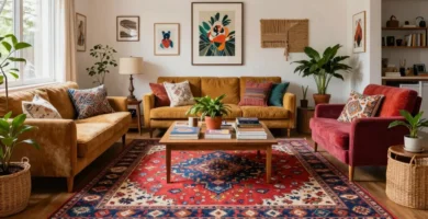 18 Funky Area Rugs in Living Room for Creative Decor