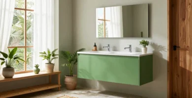 18 Green Bathroom Vanity Ideas for Modern Homes