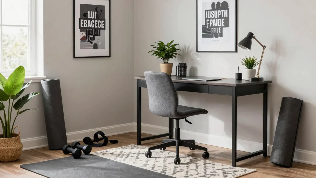 18 Home Office Gym Combo Ideas for Healthy Living