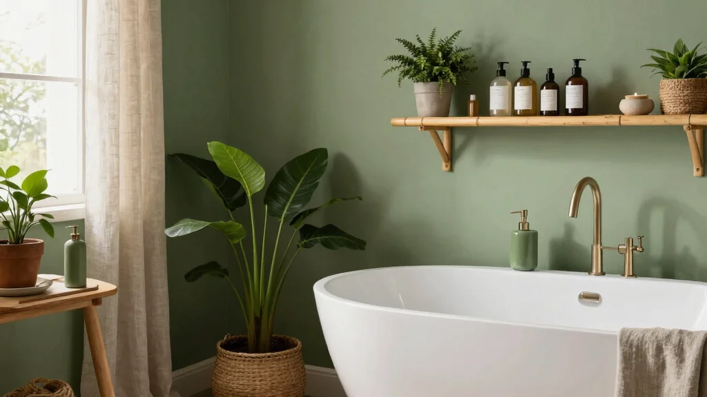 18 Olive Green Bathroom Decor Ideas for Earthy Style
