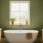 18 Olive Green Bathroom Ideas for Warm Natural Style