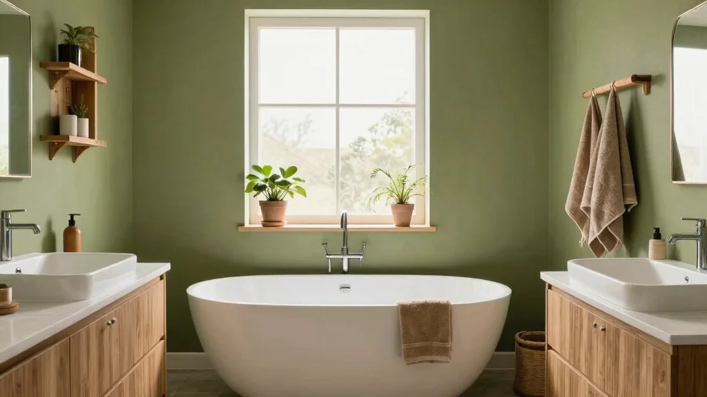 18 Olive Green Bathroom Ideas for Warm Natural Style