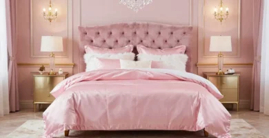 18 Pink Satin Bedding Ideas for Glam Bedroom Decor