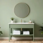18 Sage Green Vanity Bathroom Ideas for Soft Minimalism