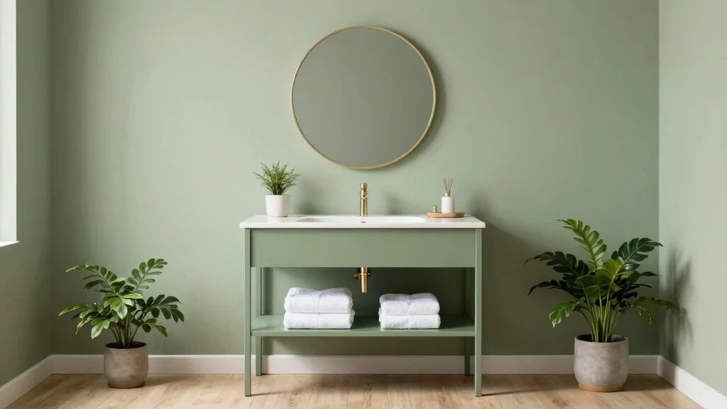 18 Sage Green Vanity Bathroom Ideas for Soft Minimalism