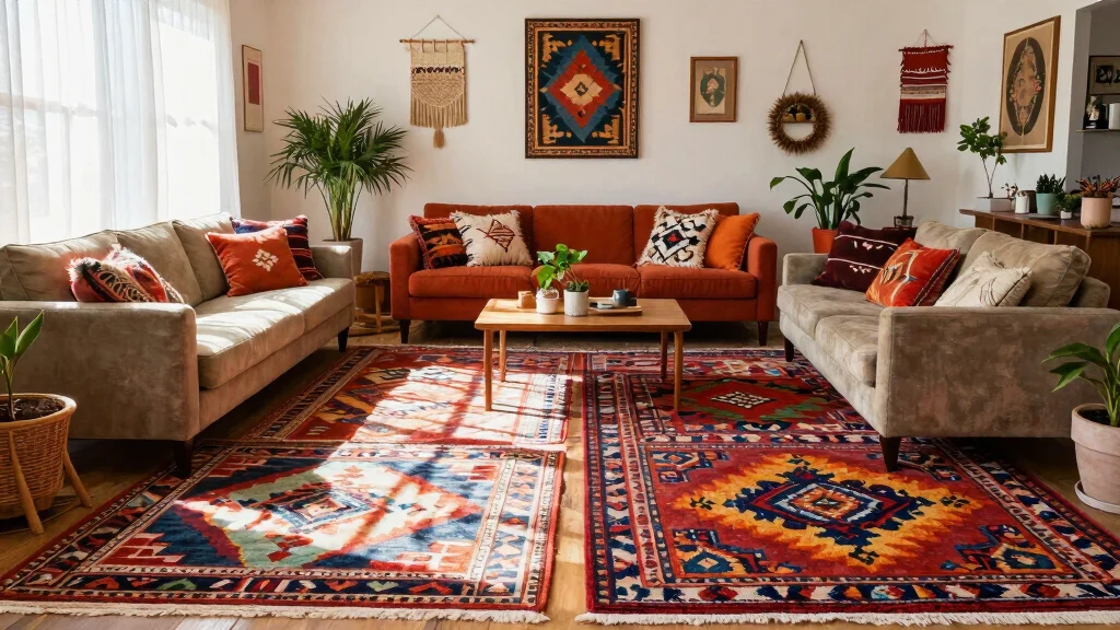18 Southwestern Area Rugs Living Room with Bold Patterns