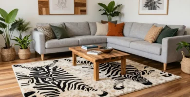 19 Animal Print Area Rugs in Living Room with Personality