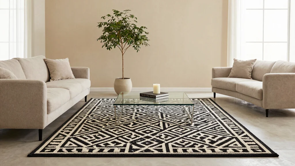 19 Black and Cream Area Rugs for Elegant Interiors