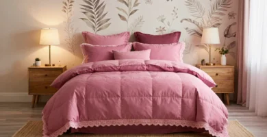 19 Dark Pink Bedding Ideas for Dramatic Chic Spaces