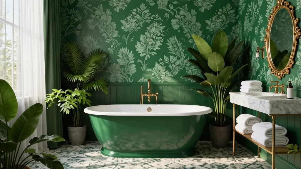 19 Emerald Green Bathroom Decor Ideas for Luxe Homes