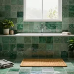 19 Green Bathroom Tiles Ideas for Timeless Style