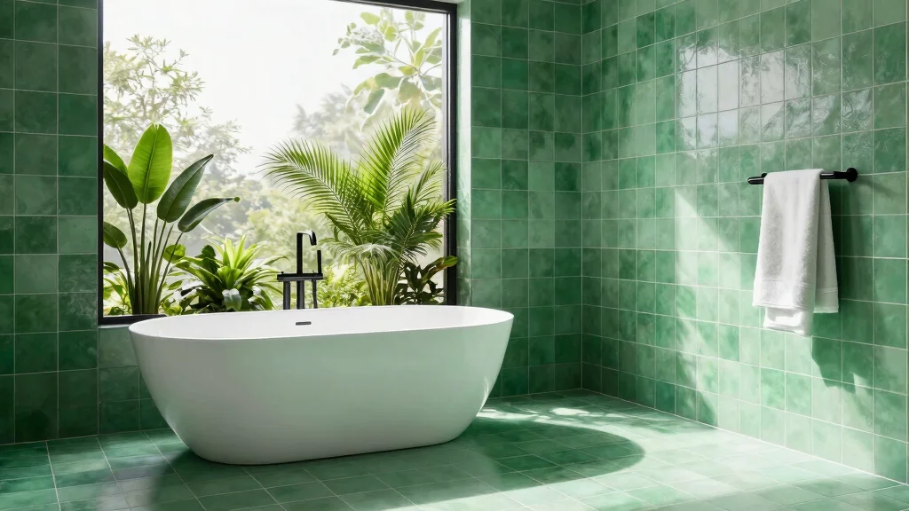 19 Green Tile Bathroom Ideas for Modern Layouts