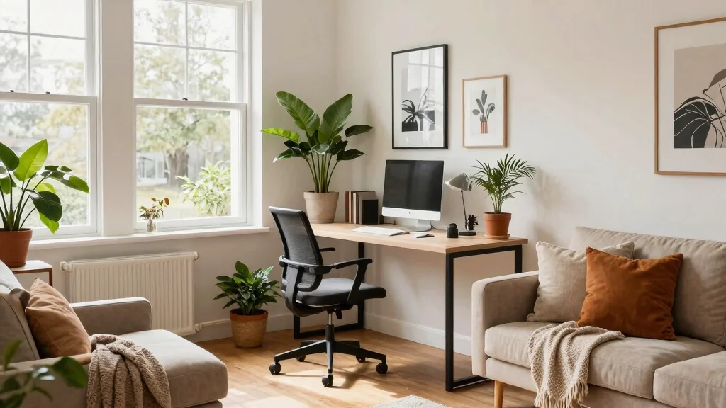 19 Home Office in Living Room Ideas for Open Spaces