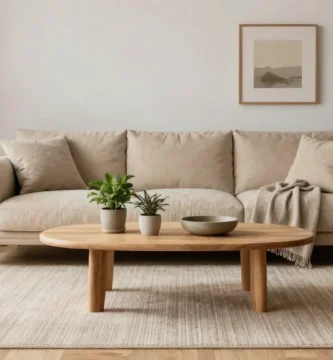 19 Japandi Living Room Design Area Rugs for Serene Spaces