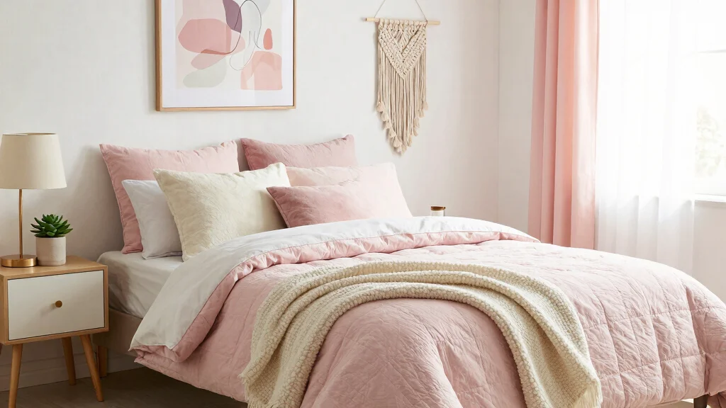 19 Pastel Pink Bedding Ideas for Relaxing Bedrooms