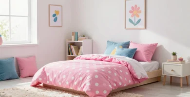19 Pink Polka Dot Bedding Ideas for Playful Decor