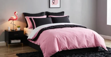 19 Pink and Black Bedding Ideas for Bold Modern Style