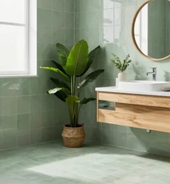 19 Sage Green Bathroom Tiles Ideas for Soft Elegance