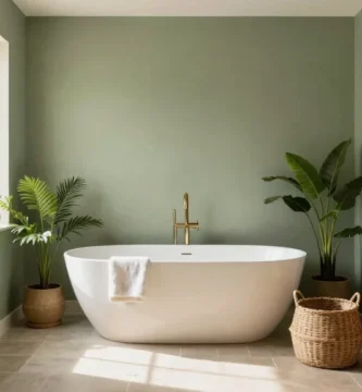 19 Sage Green Bathroom Walls Ideas for Calm Cozy Spaces