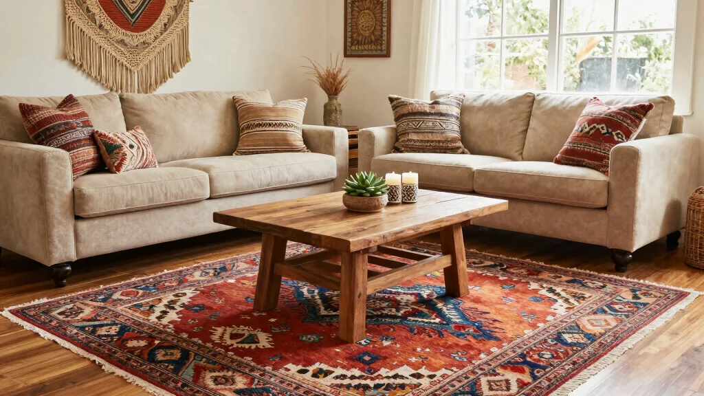 19 Southwest Area Rugs in Living Rooms for Rustic Style