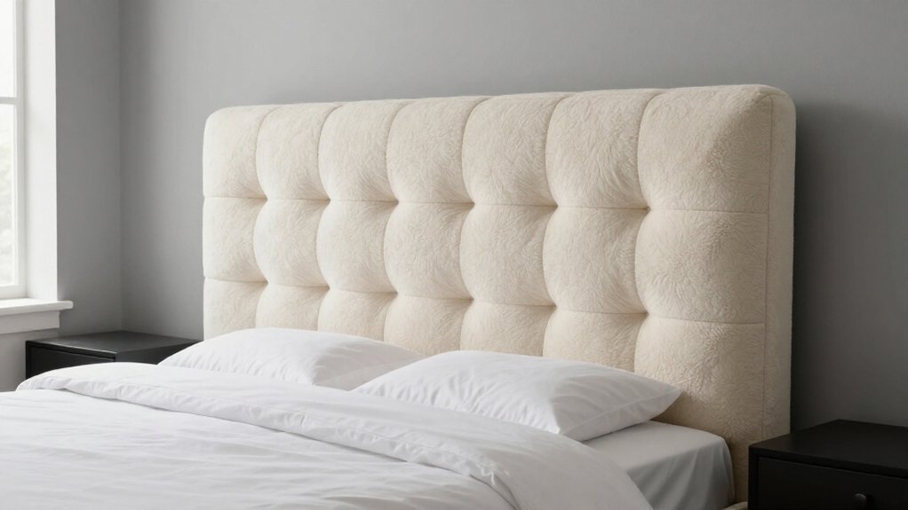 adjustable boucl wall headboard
