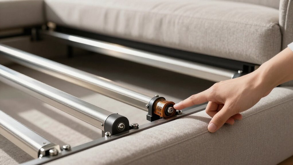 avoid bar and spring hinge systems