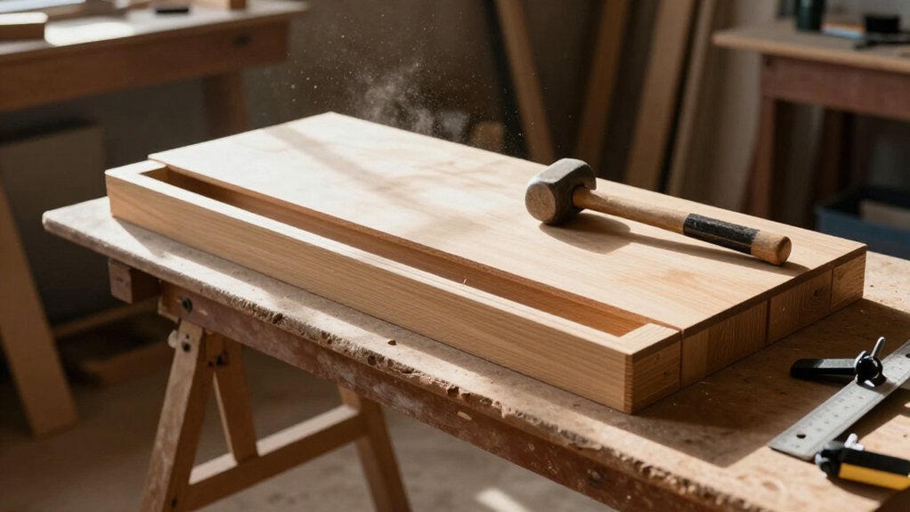 cut 3 4 dadoes clamp sides
