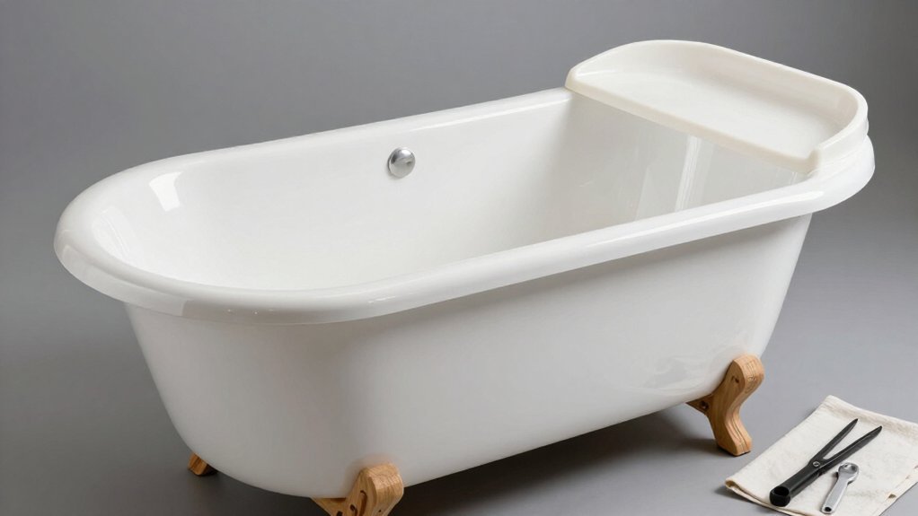 lightweight tub installation ease