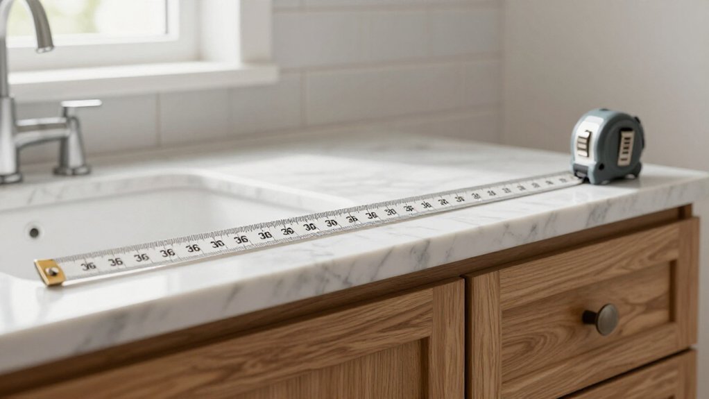 measure bathroom for perfect fit