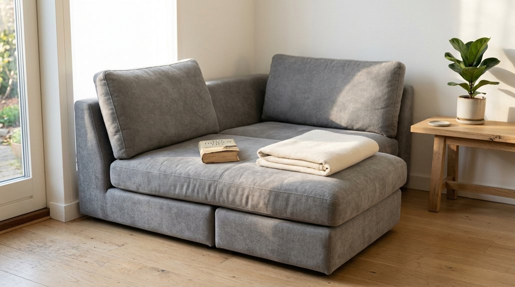 modular sofa with flexible layout