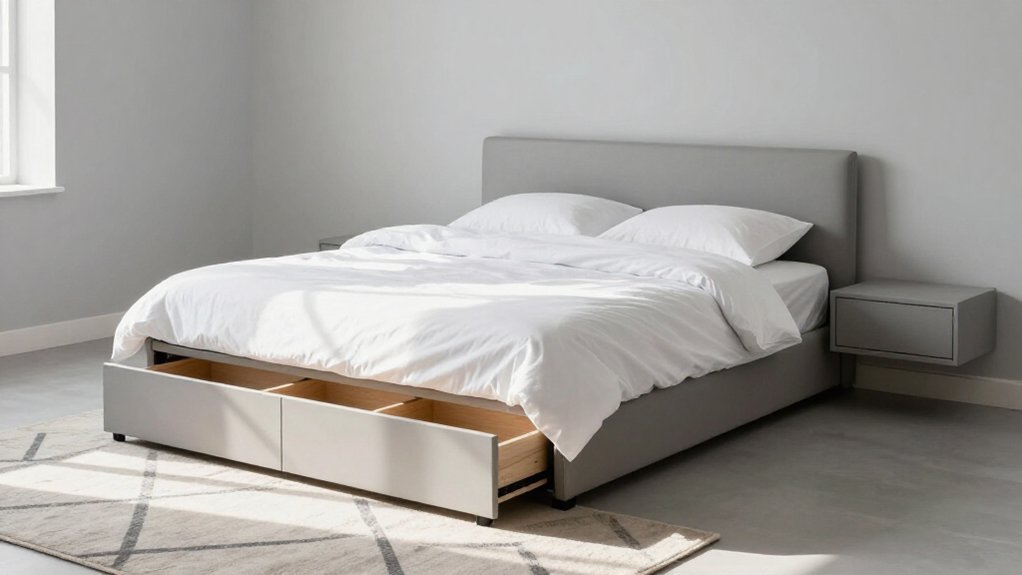 small space bed frame tips