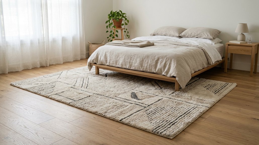 three bedroom rug layout tips