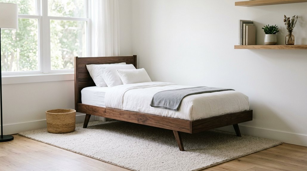 twin bed frames small spaces